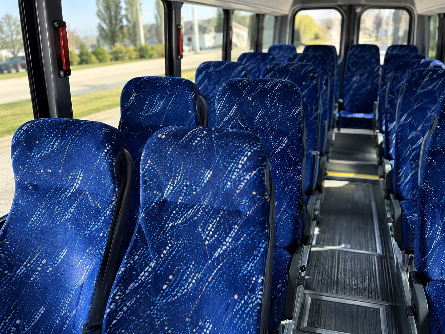 san bernardino 18 passenger minibus interior