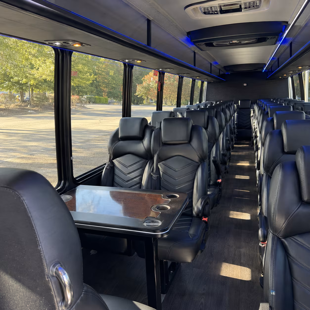 san bernardino 25 passenger minibus interior