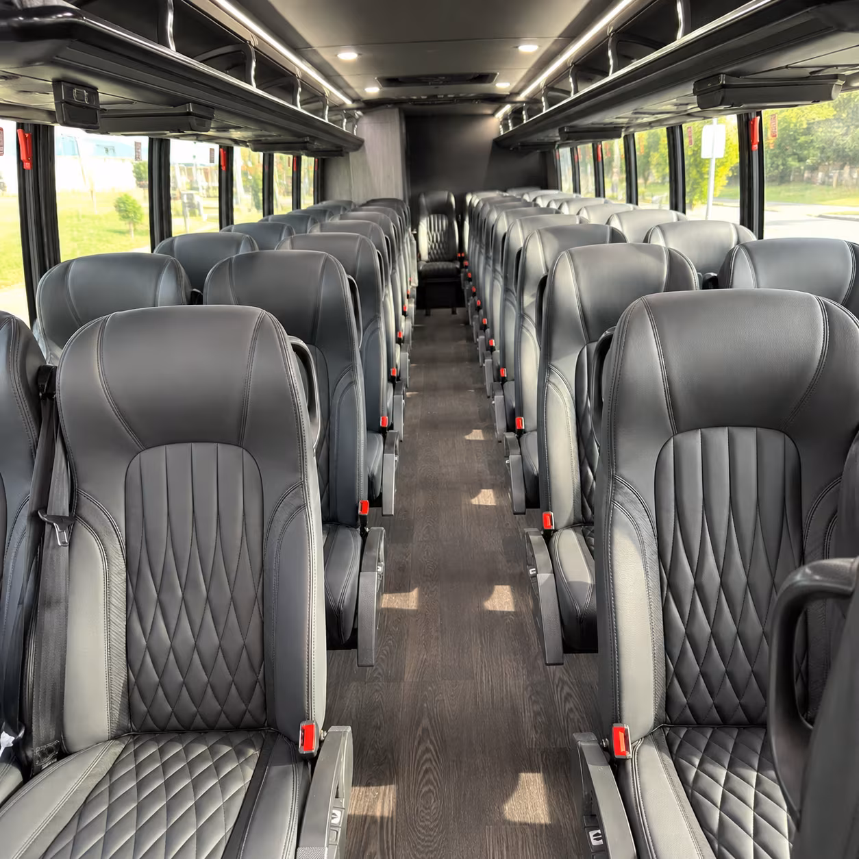 san bernardino 28 passenger minibus inside