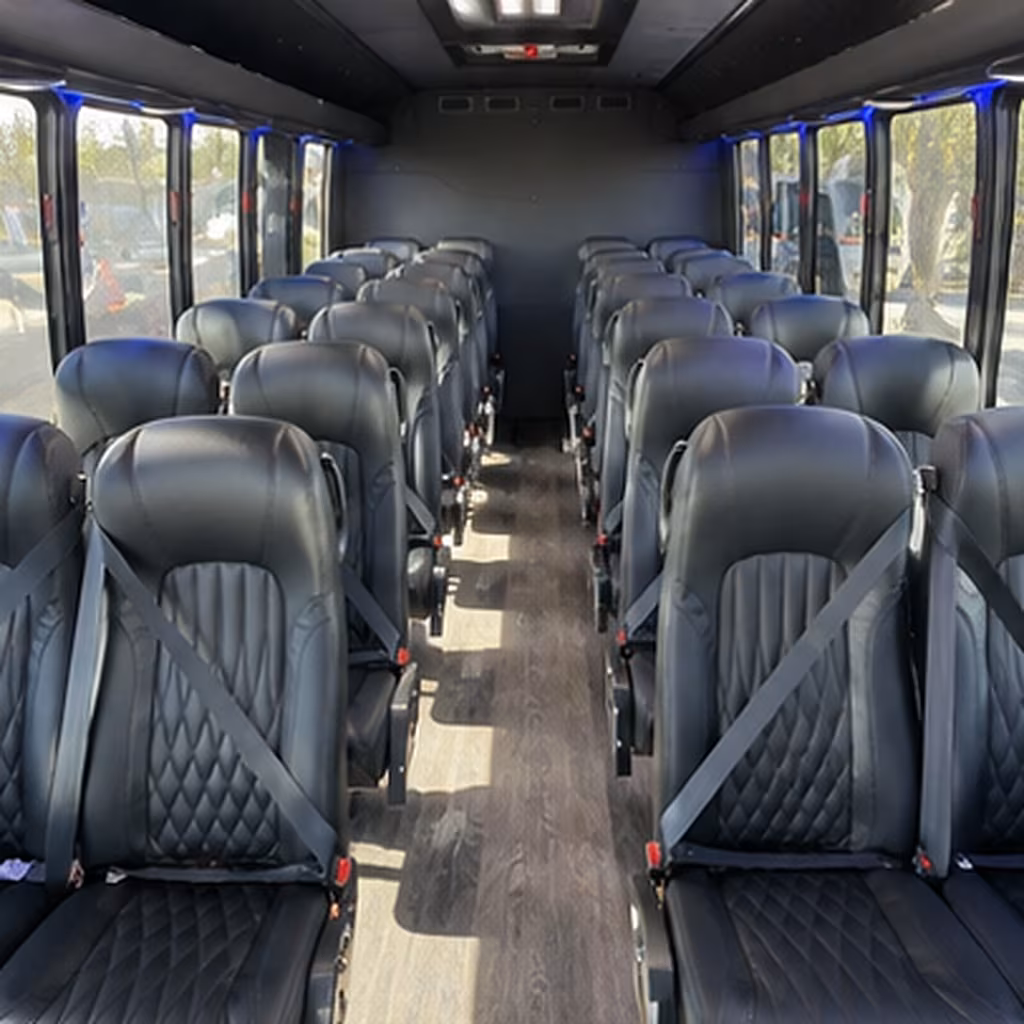 san bernardino 30 passenger minibus interior