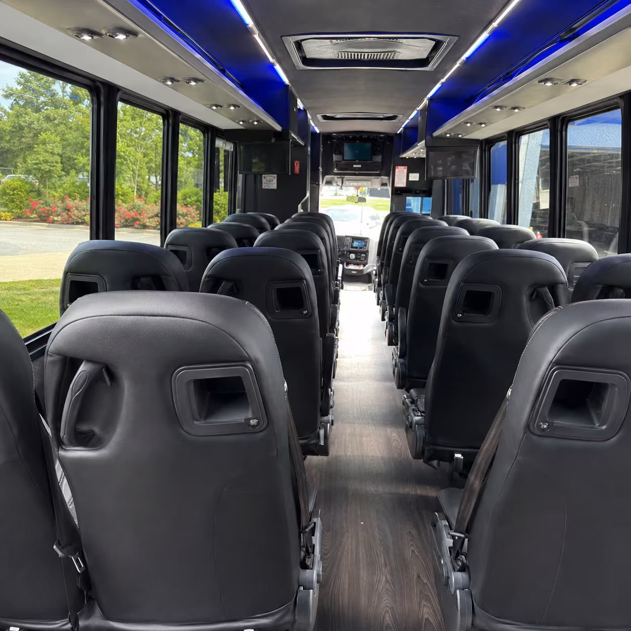 san bernardino 35 passenger minibus inside