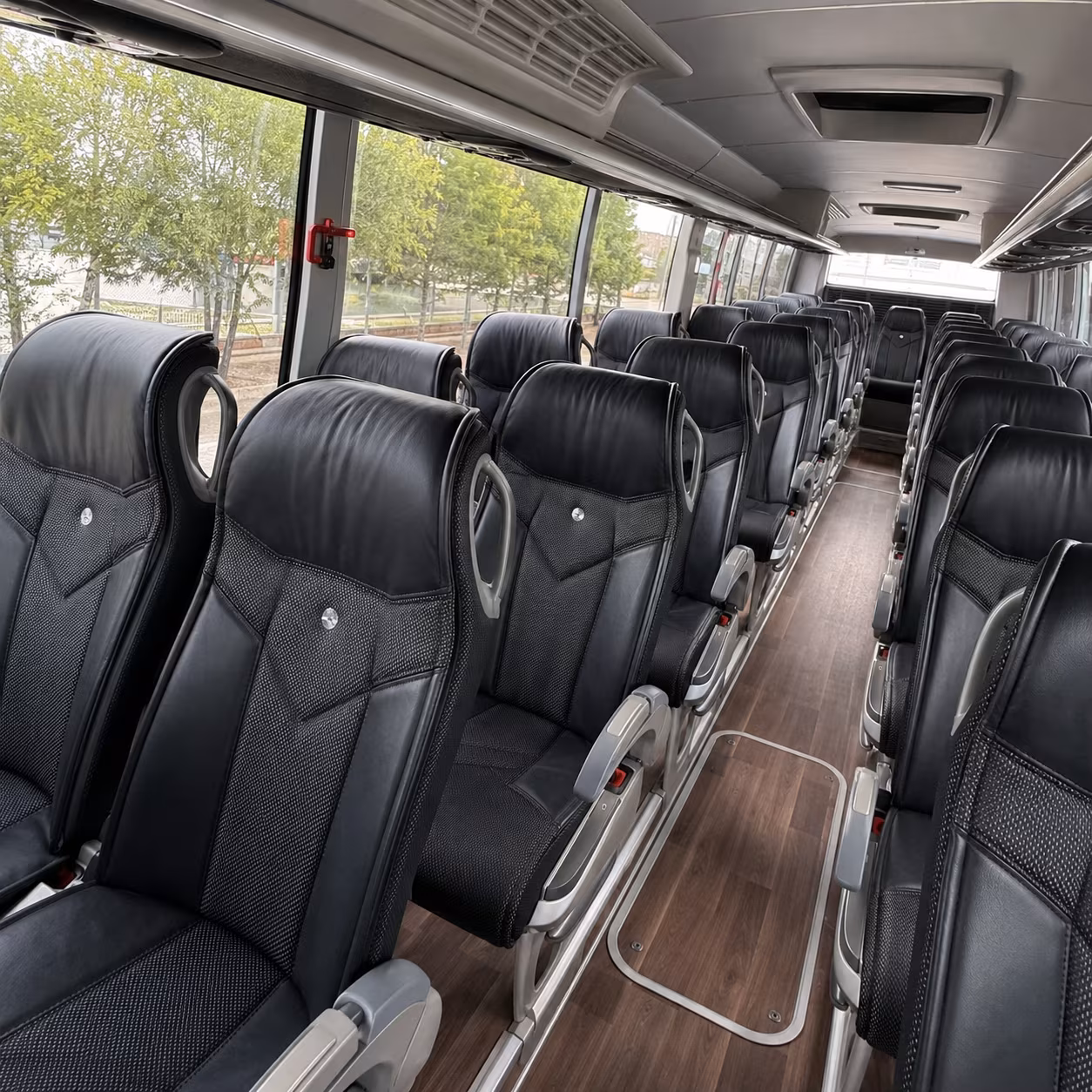 san bernardino charter bus interior
