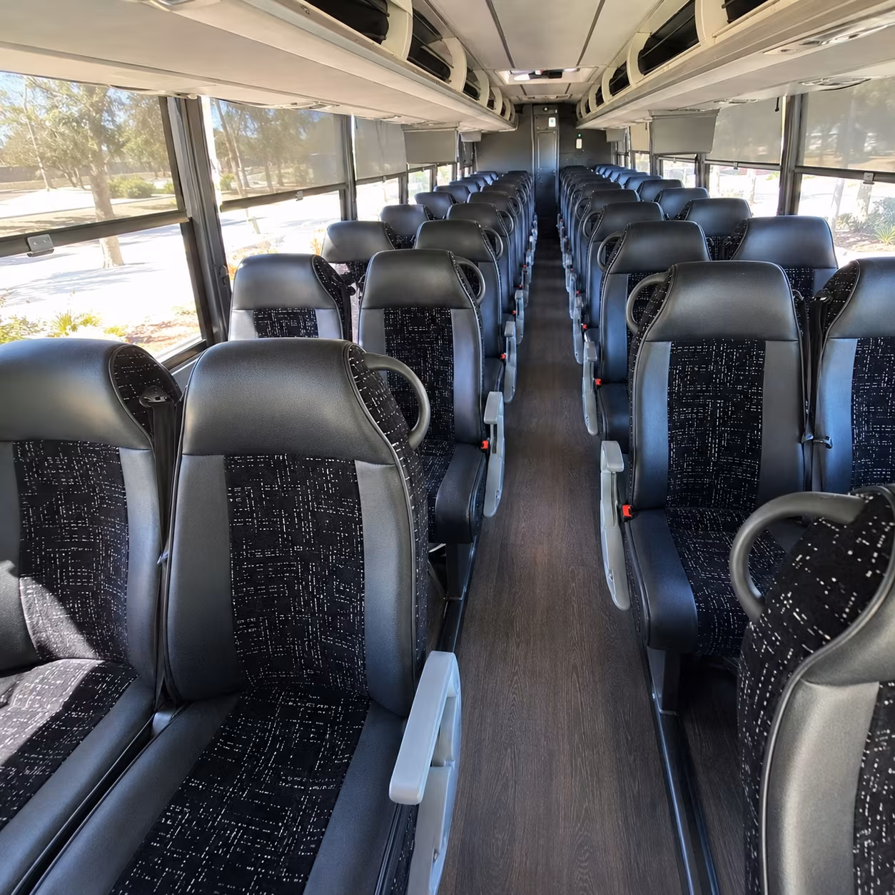 san bernardino convention transportation onboard seating