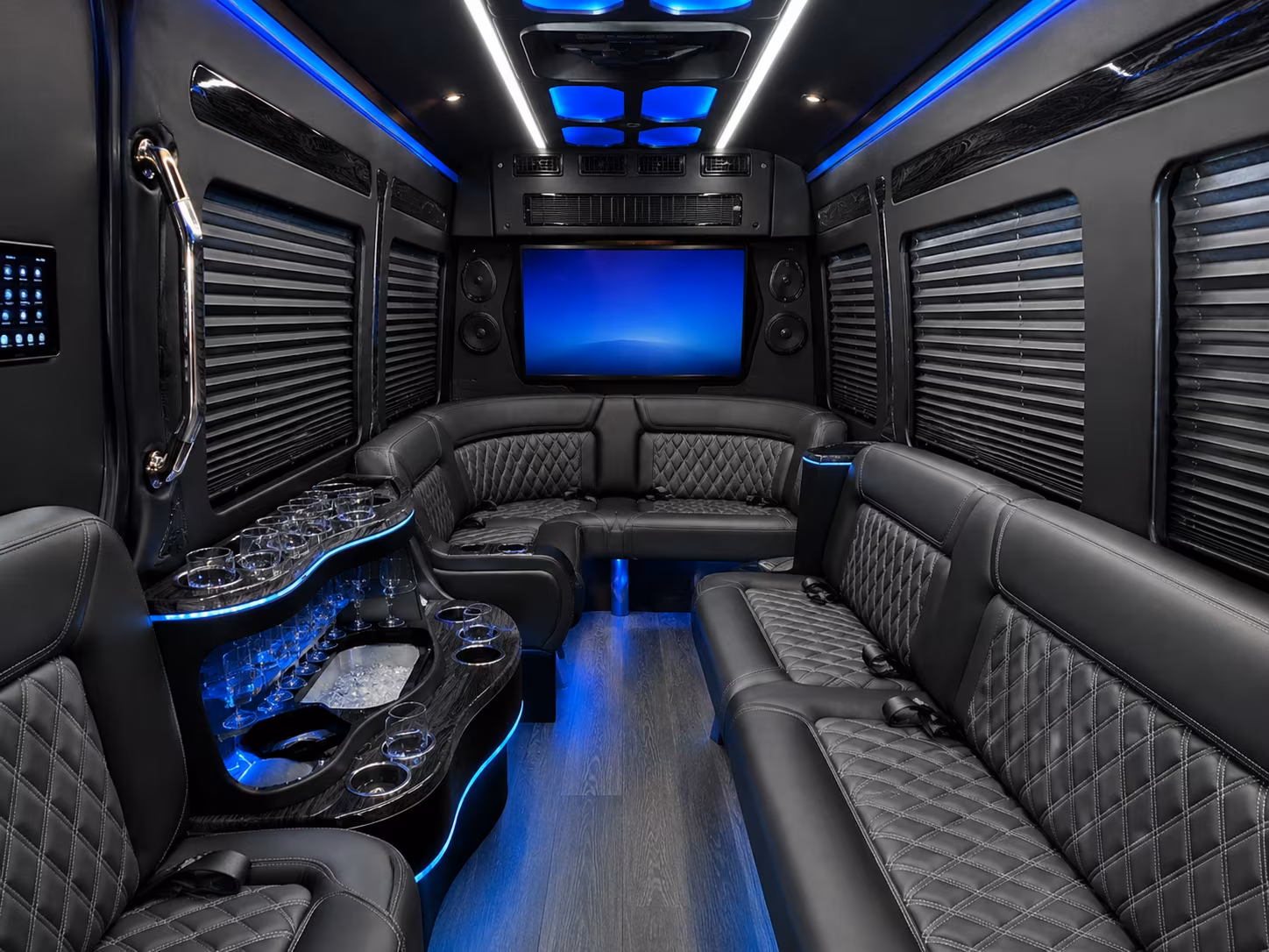 san bernardino event transportation onboard seating