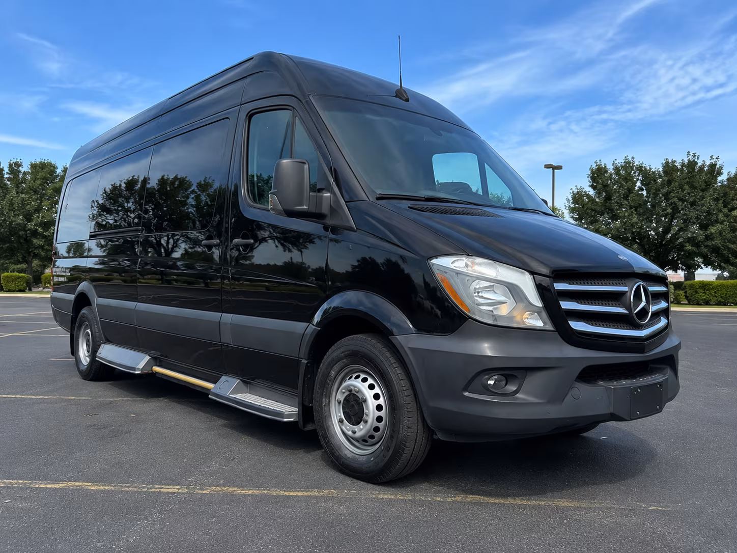 san bernardino sprinter van with driver