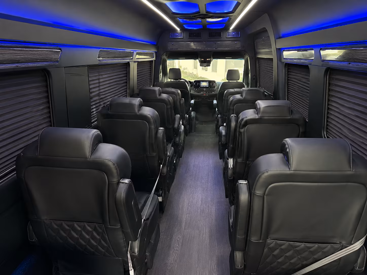 sprinter van with driver interior